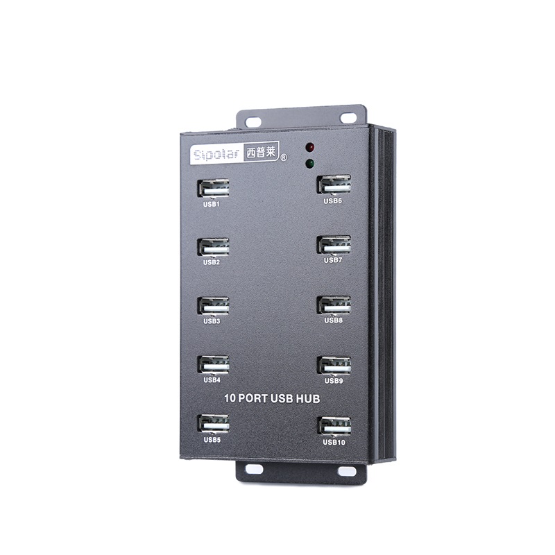 Usb Hub - Sipolar USBデスクハブ A-300 10ポートUSB 2.0ハブ データポート同期用