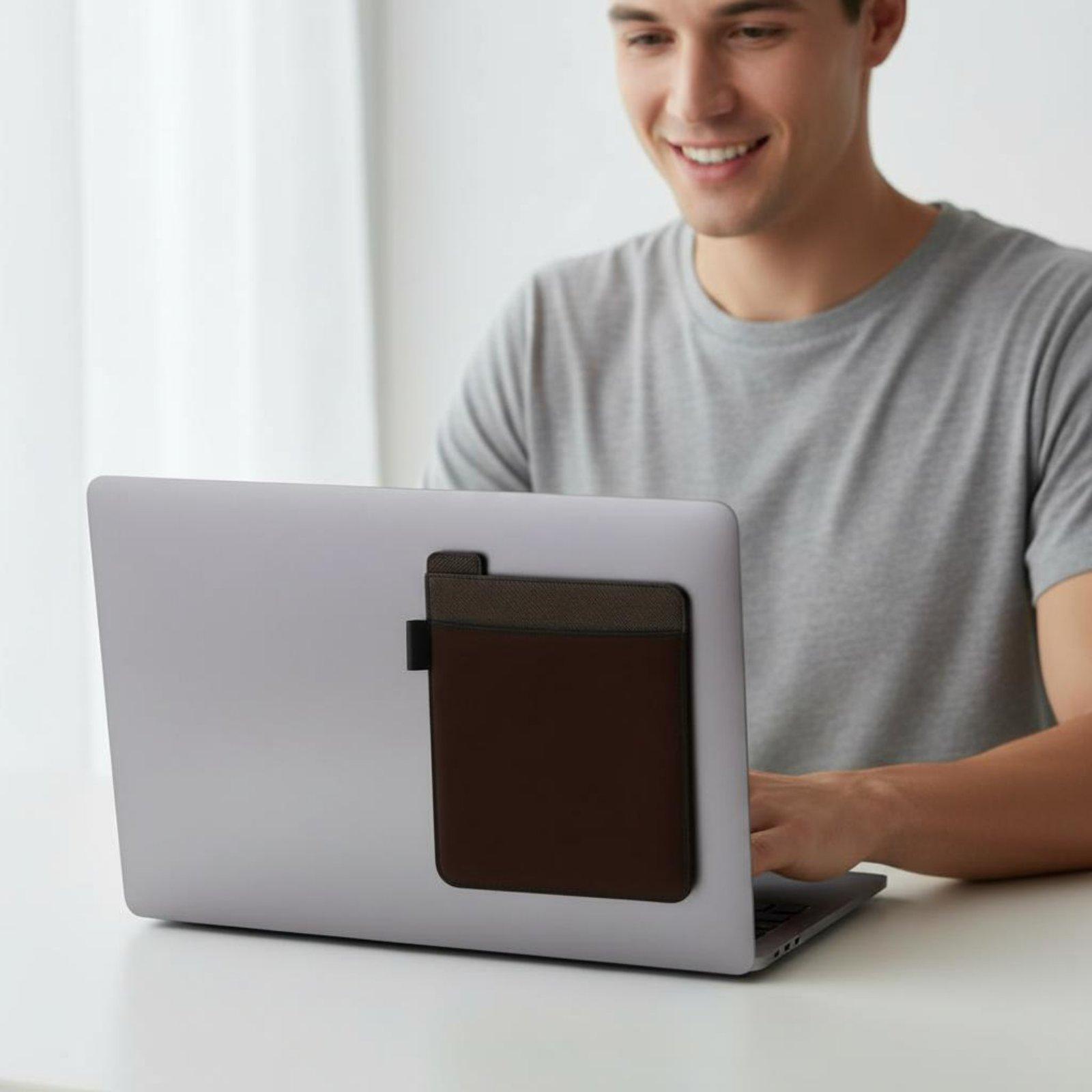 Laptop Sleeve - ラップトップマウスホルダー 軽量ラップトップバック収納バッグ 通勤者、学生、旅行、オフィス、学校向けのハードドライブスリーブ