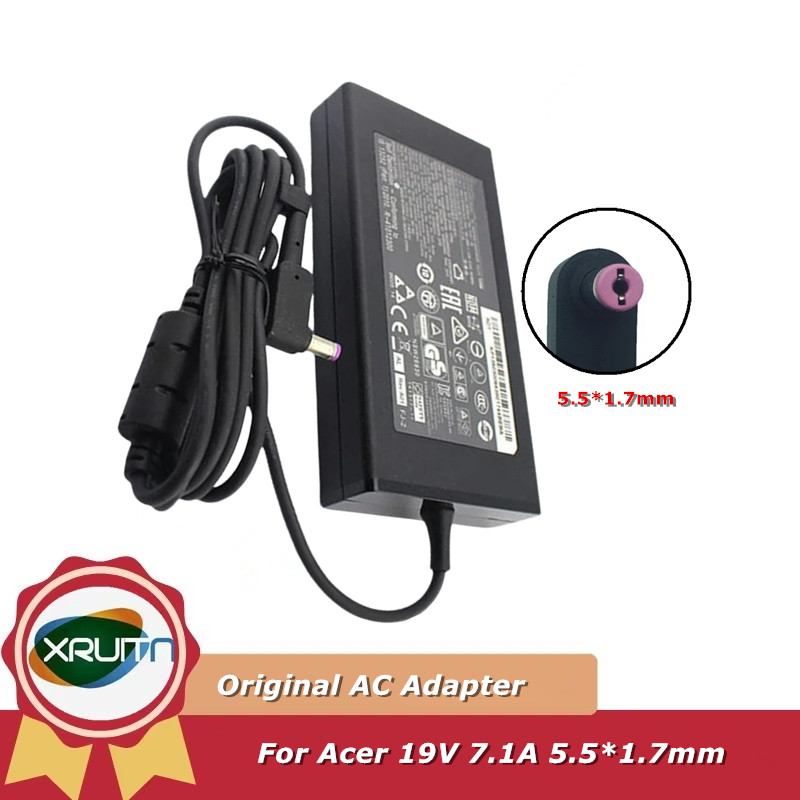 Laptop Charger - 19V 7.1A 135W 5.5*1.7mm ノートパソコン用ACアダプター充電器 ACER