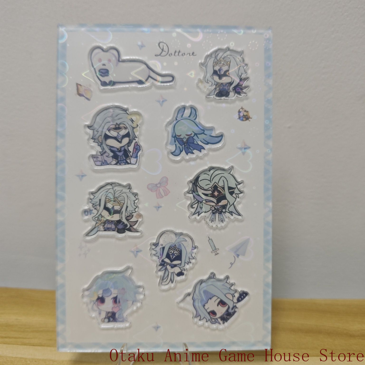 Laptop Original Accessories - 原神 パンタローネ・イル・ドットーレ アクリルステッカー iPad ノートパソコン DIY素材