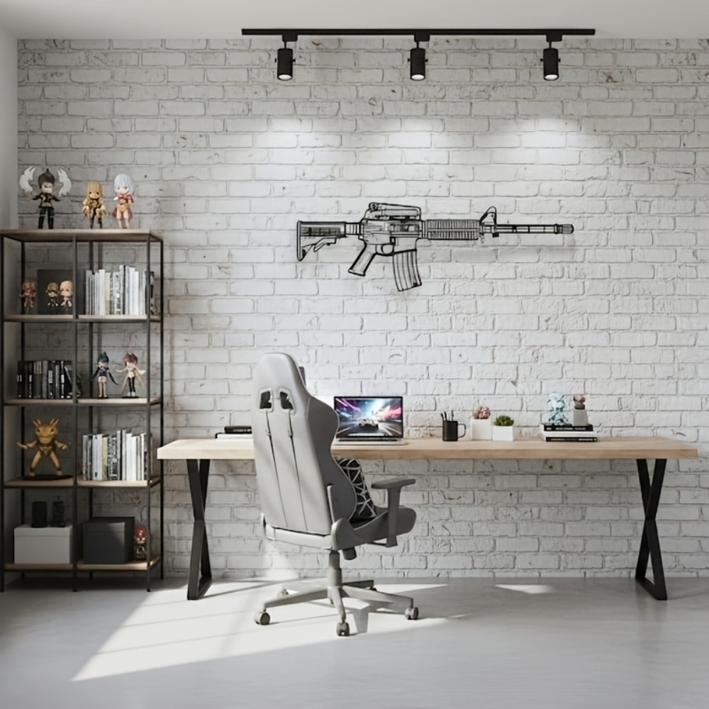 CIFbuy M4ライフル AR15ガン シルエット柄 ゲー - Laptop Mouse のレビューと価格