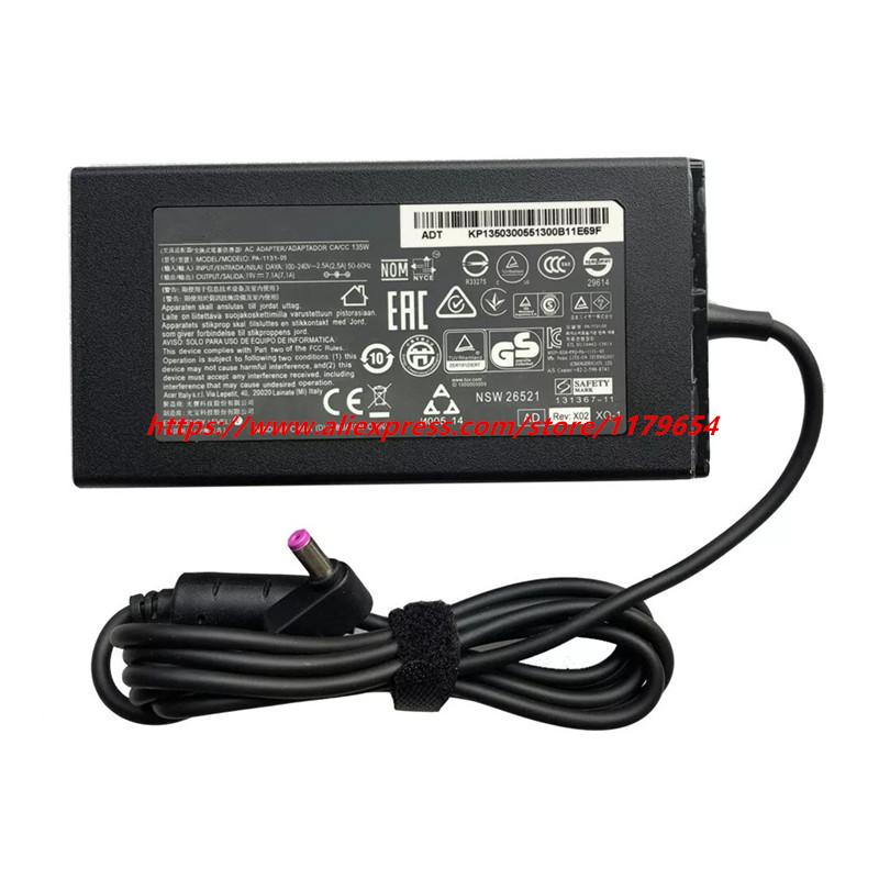 19V 7.1A 135W 5.5*1.7mm ノートパソコ - Laptop Charger のレビューと価格