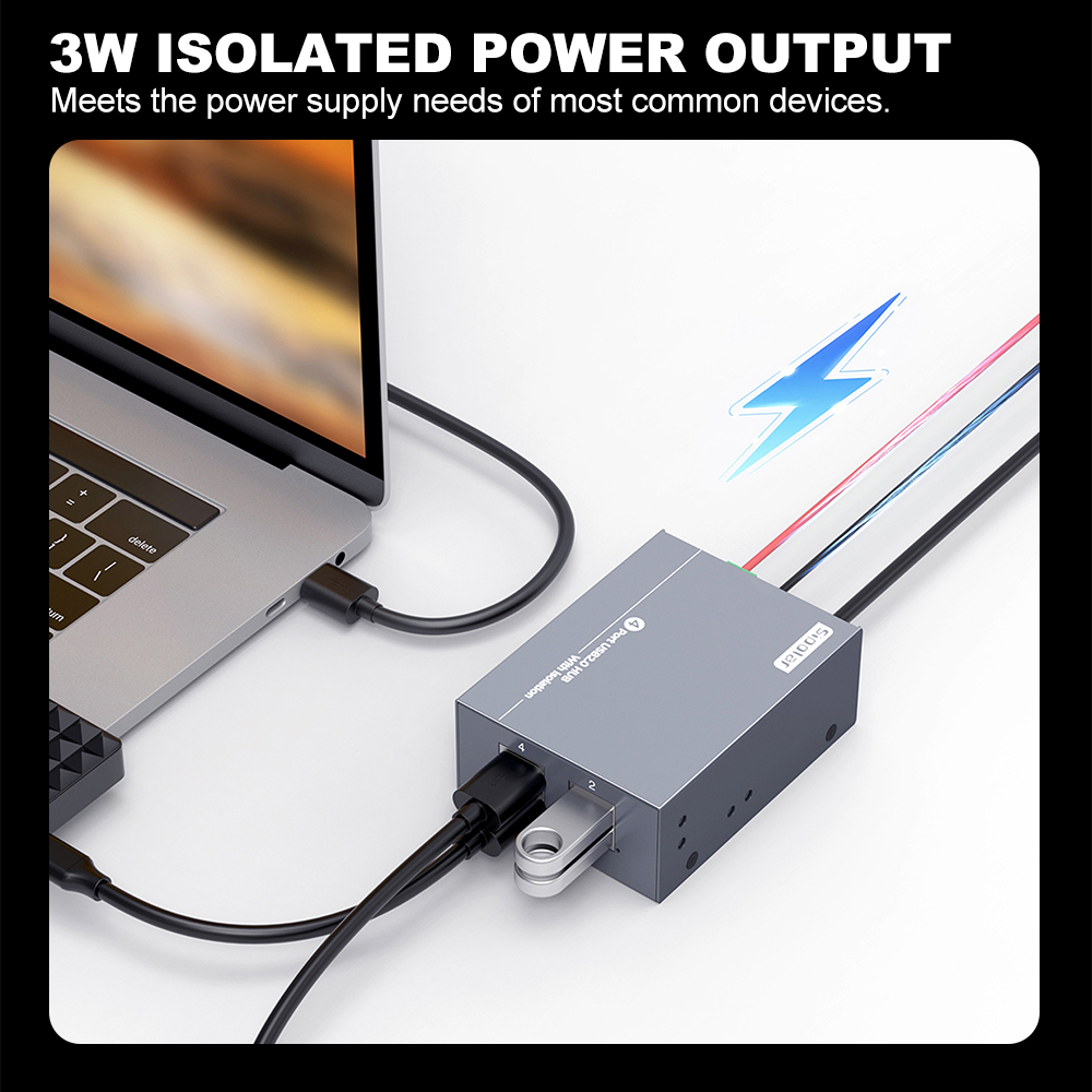 Sipolar Stock AT-4A20M3 メタルDIN - Usb Hub のレビューと価格