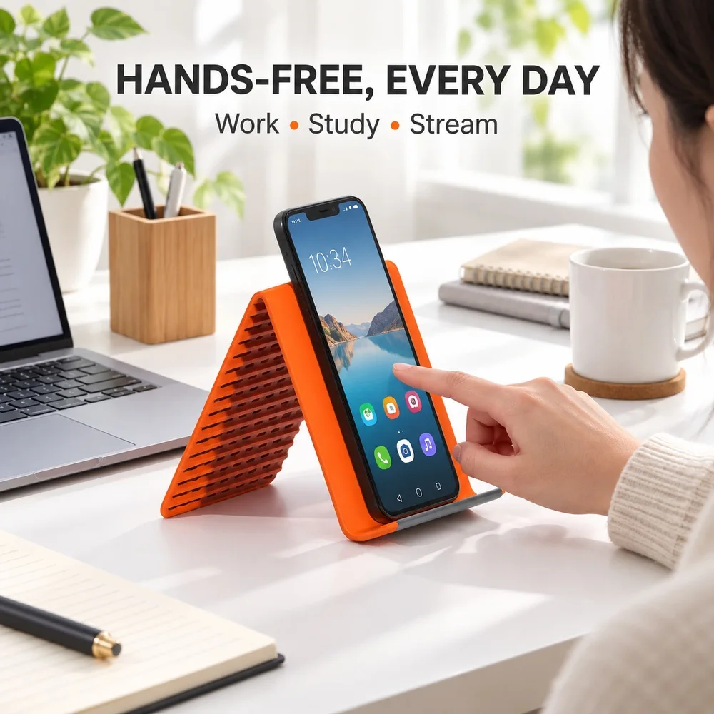 曲げられるシリコン製デバイススタンド。スマートフォン、タブレ - Laptop Stand のレビューと価格
