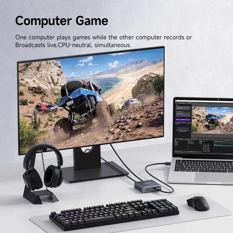Hagibis-hdmi互換のビデオキャプチャカード、ループ - Hdmi Cable のレビューと価格