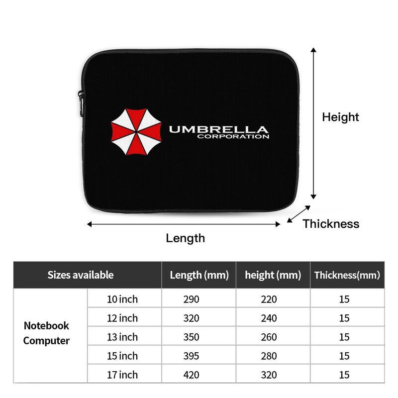 アンブレラ社製、ノートパソコン用スリーブバッグ。持ち運び可能 - Laptop Sleeve のレビューと価格