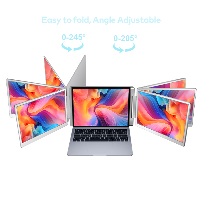 デュアルスクリーンディスプレイ ポータブルLCDモニター 1 - Laptop Stand のレビューと価格
