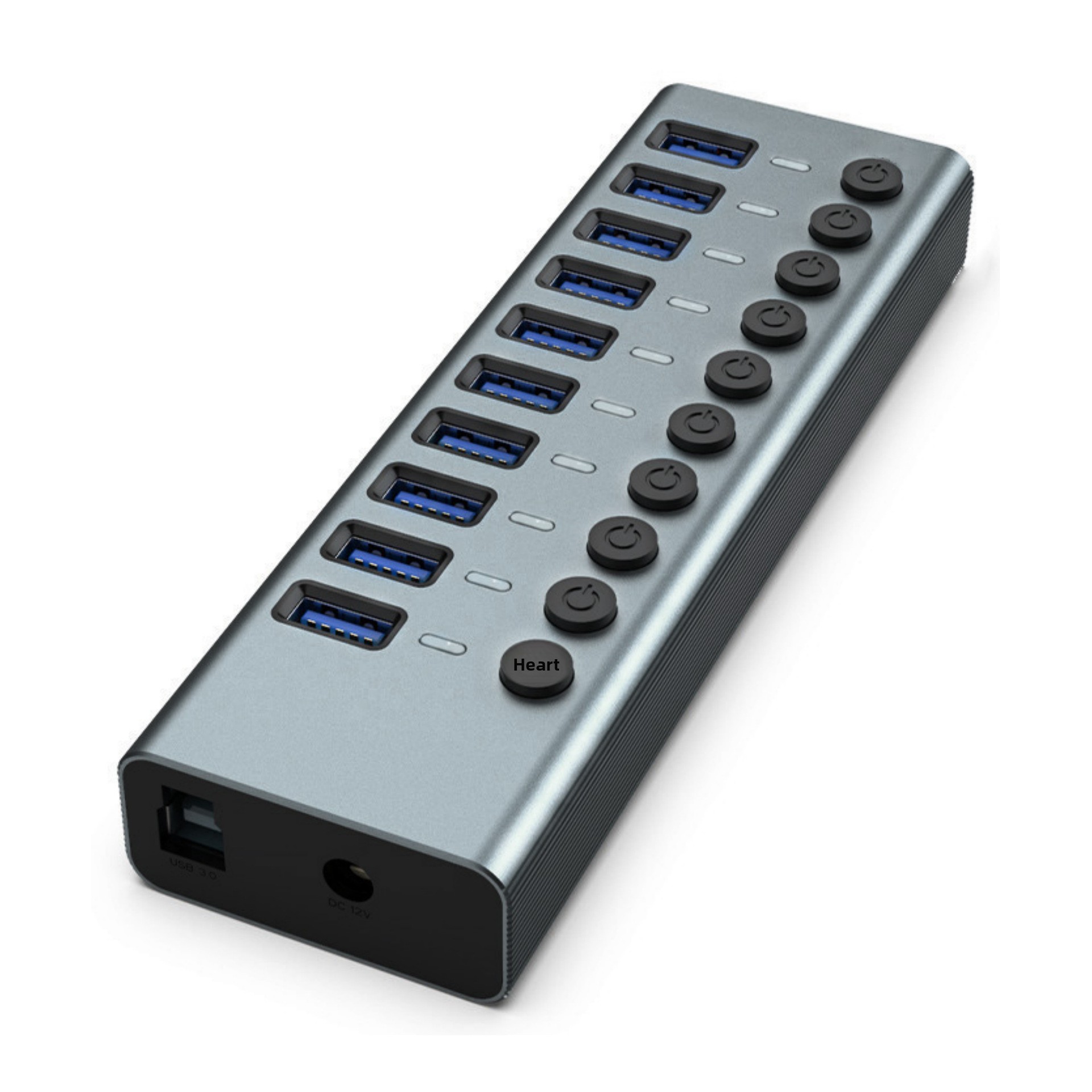 USB 3.0ハブ、10ポート、高速拡張、LEDディスプレイ - Usb Hub のレビューと価格