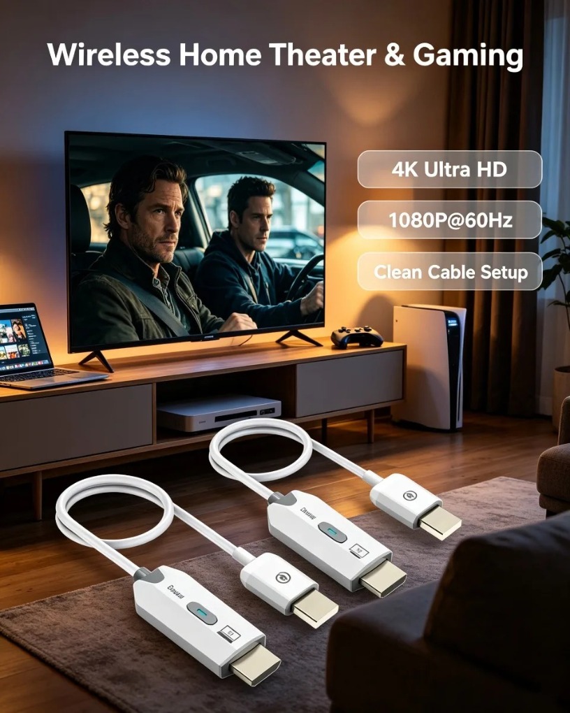 ポイントツーポイント4Kデコード対応HDMI互換ワイヤレスエ - Hdmi Cable のレビューと価格