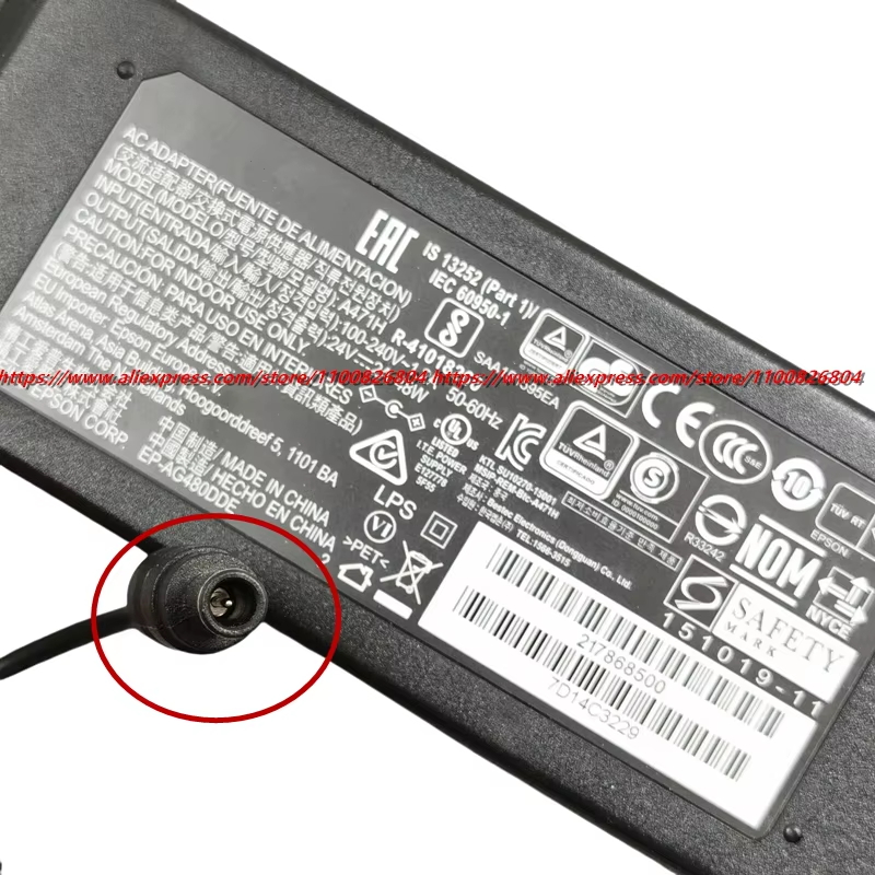 純正A462E 24V 1A 24W ACアダプター ノート - Laptop Charger のレビューと価格