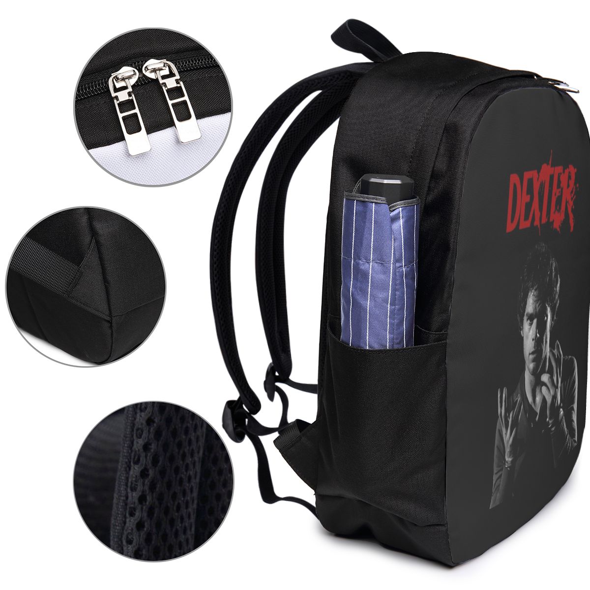 映画デクスター・モーガンバックパック旅行ノートブックバッグコ - Laptop Bag のレビューと価格
