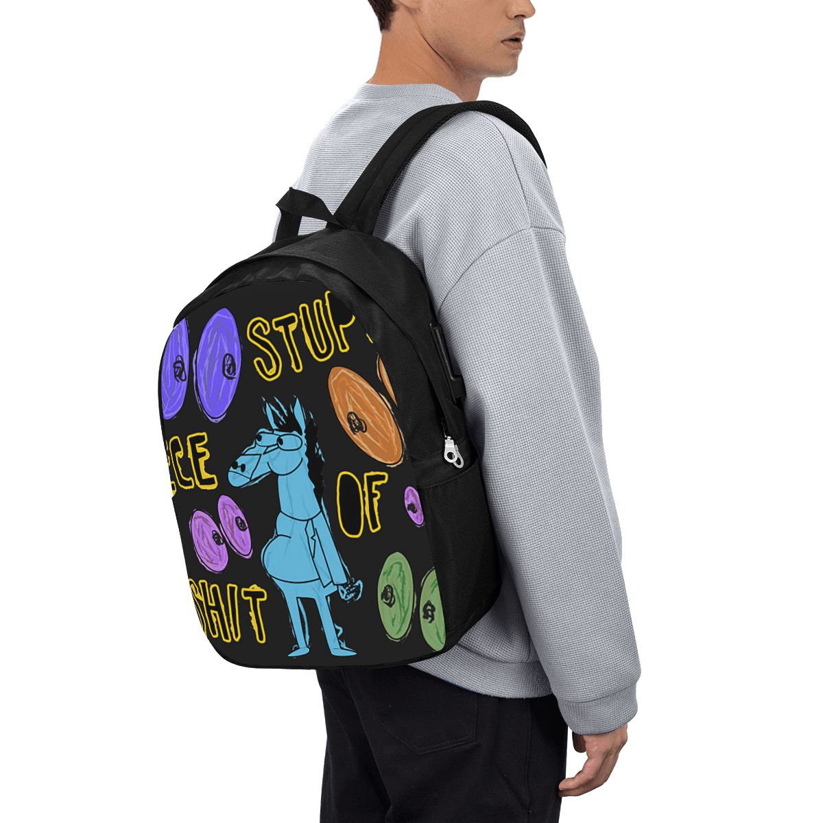 漫画ボージャック・ホースマン愚かなクソみたいなものバックパッ - Laptop Bag のレビューと価格